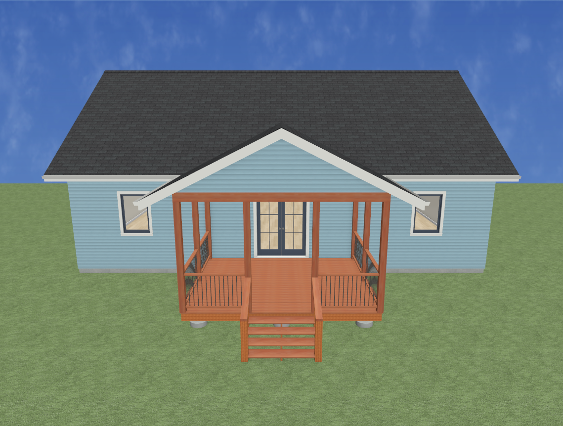 Adding A Deck With A Roof And Ceiling