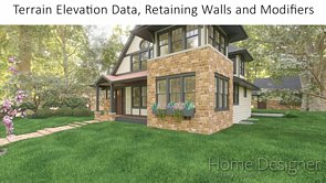 Terrain Elevation Data, Retaining Walls and Modifiers