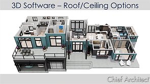 3D Software – Roof & Ceiling Options