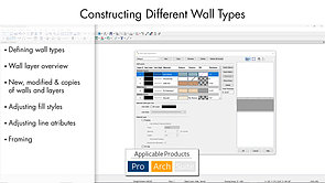 Constructing Different Wall Types