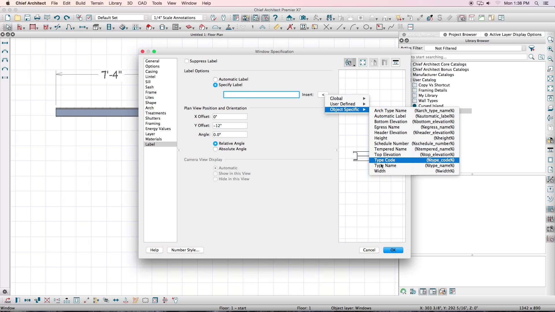 productivity tips using macros in object labels chief architect file format