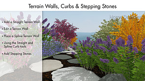 Terrain Walls, Curbs and Stepping Stones